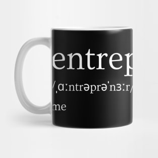 Entrepreneur Definition Mug